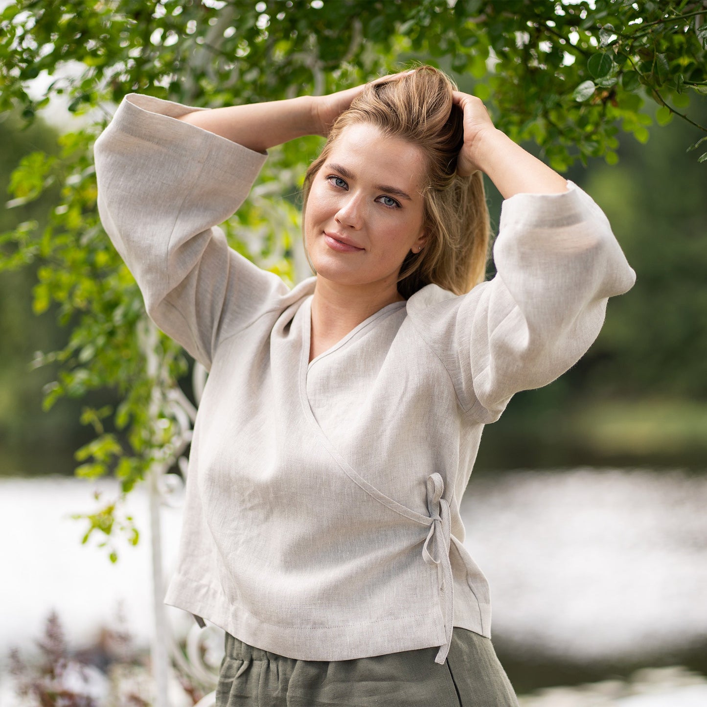 Relaxed Wrap Top Thea