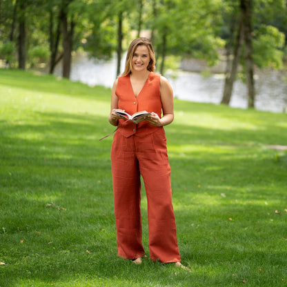 Linen Vest Ava