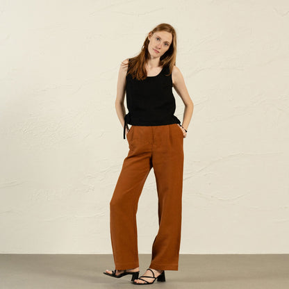 Bow Side Tie Top Audrey