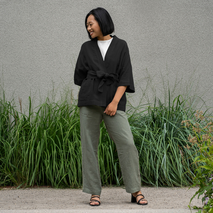 Short Sleeve Cardigan Sakura