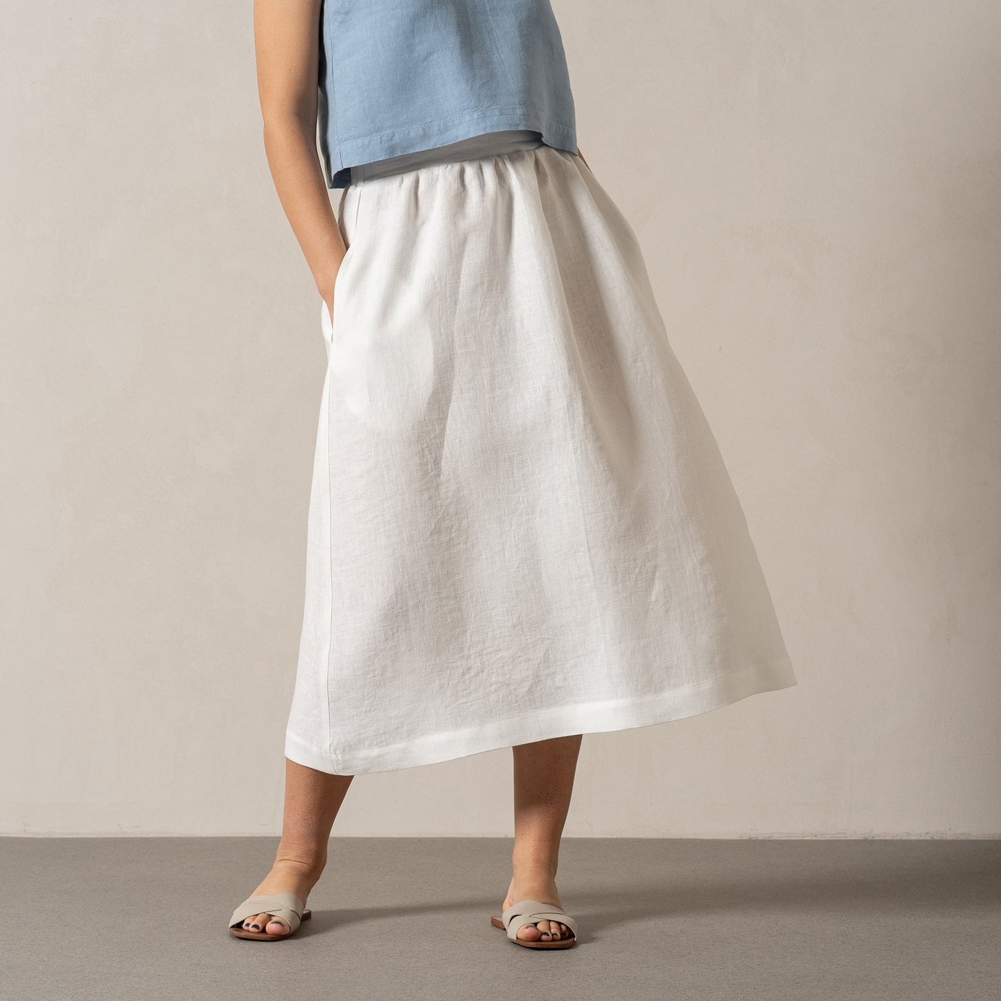 Linen Maxi Skirt Sophia