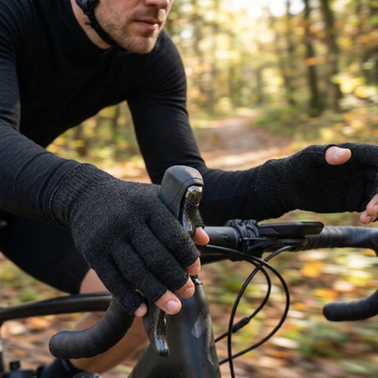 Merino Fingerless Gloves for Men