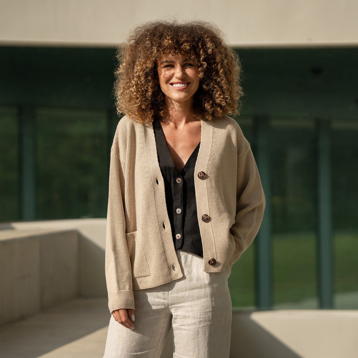 Women's Merino Cardigan Hazel