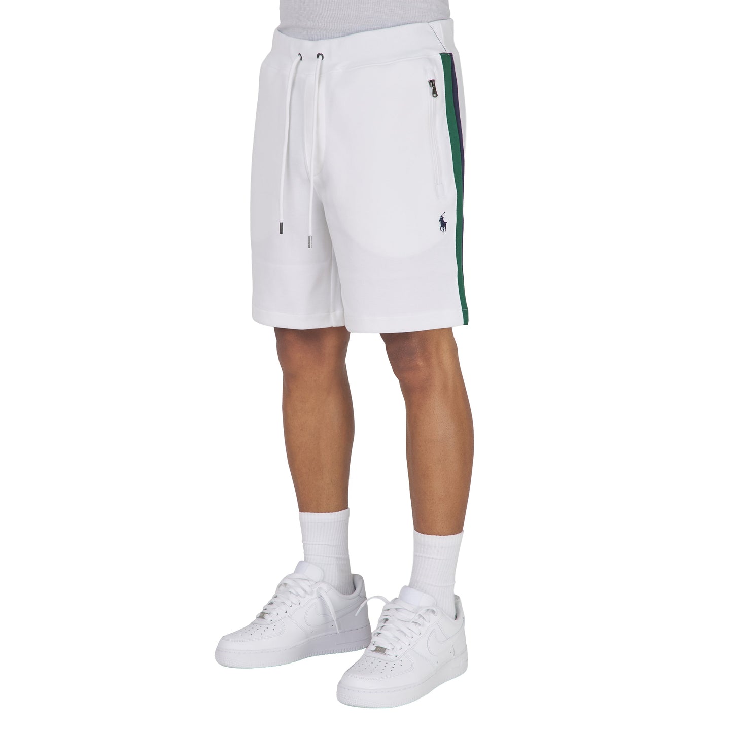 Mesh Double-Knit Short | White