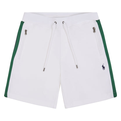 Mesh Double-Knit Short | White