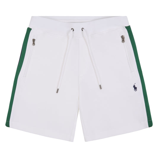 Mesh Double-Knit Short | White