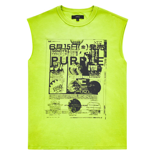 Good News Sleeveless Tee | Green