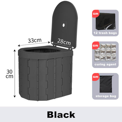 Portable Folding Toilet – Compact, Convenient & Easy to Carry Anywhere