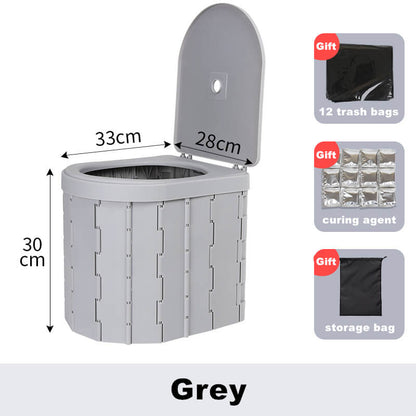 Portable Folding Toilet – Compact, Convenient & Easy to Carry Anywhere