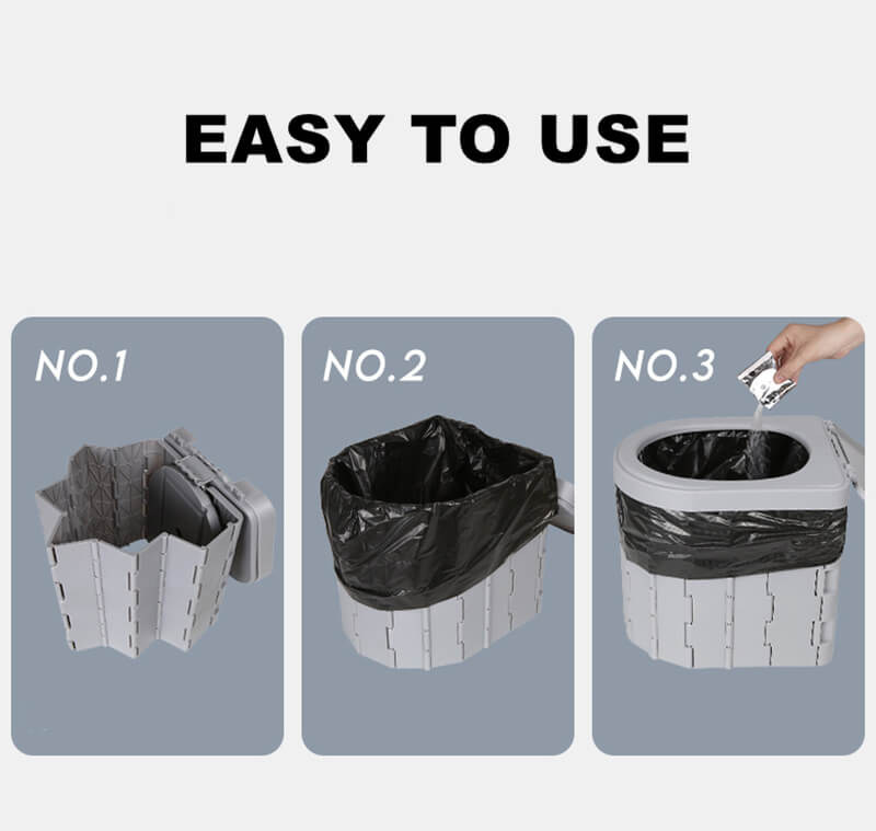 Portable Folding Toilet – Compact, Convenient & Easy to Carry Anywhere