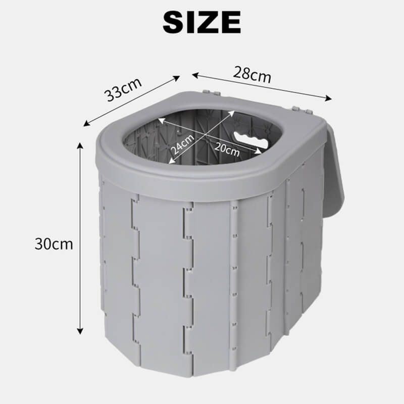 Portable Folding Toilet – Compact, Convenient & Easy to Carry Anywhere