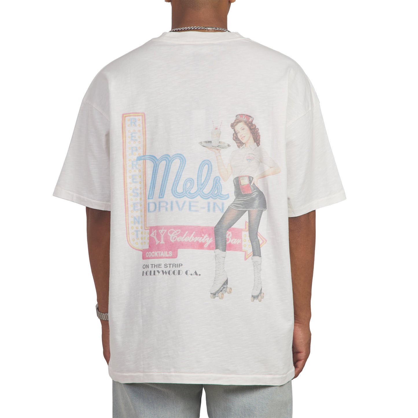 Mel's Diner Tee | Flat White