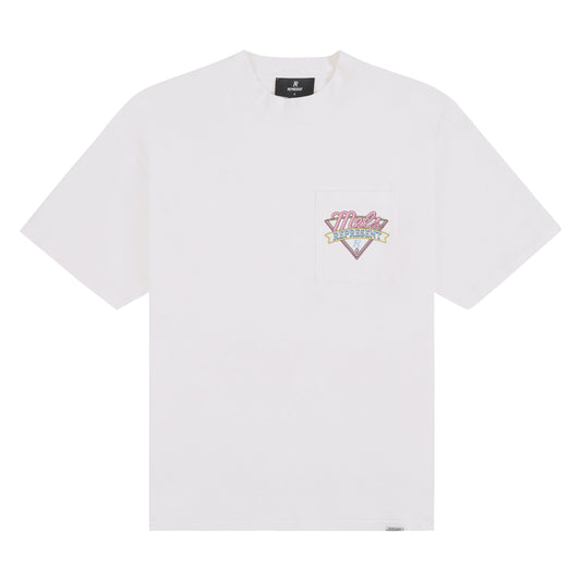 Mel's Diner Tee | Flat White