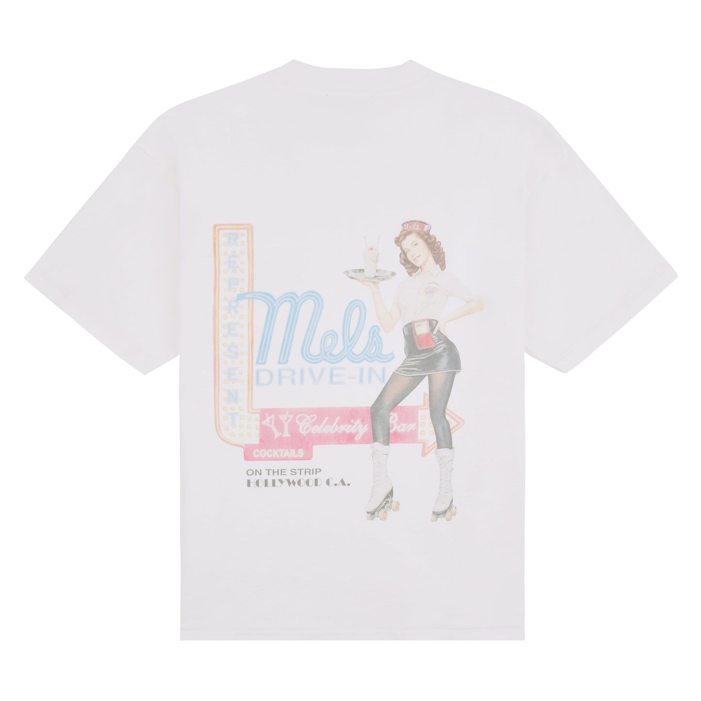 Mel's Diner Tee | Flat White