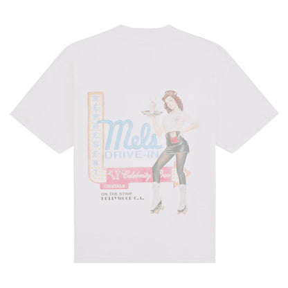 Mel's Diner Tee | Flat White