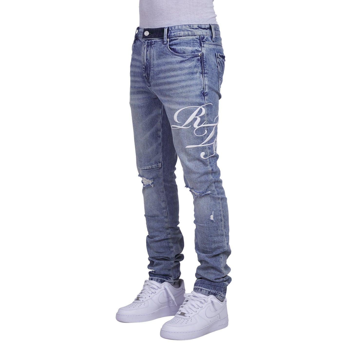 Bryant Cursive Ciel Wash Denim