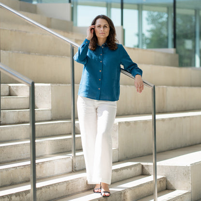 Linen Long Sleeve Shirt Rebeca