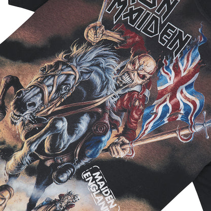 Iron Maiden Steed Tee | Stained Black