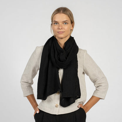 Unisex Premium Linen Scarf