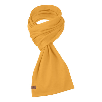 Women's 100% Merino Scarf Yellow