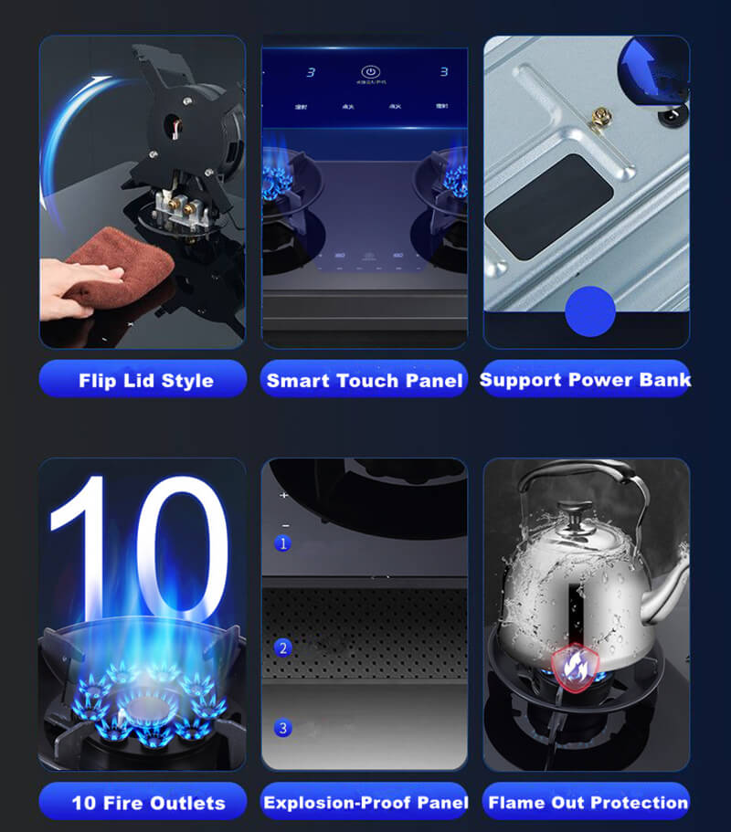 Smart Gas Stove – Powerful, Efficient & Easy Cooking