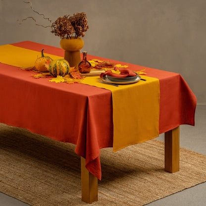 Holiday Linen Tablecloth