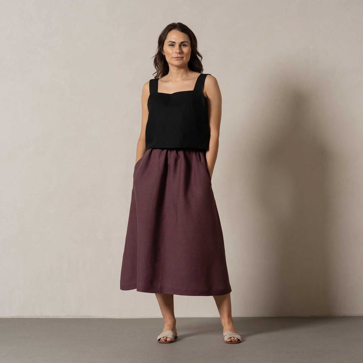 Pinafore Crop Top