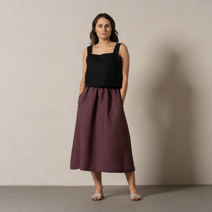 Pinafore Crop Top
