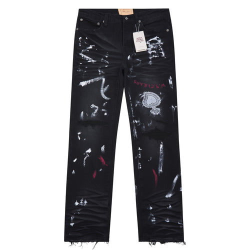 Painted Denim | Black
