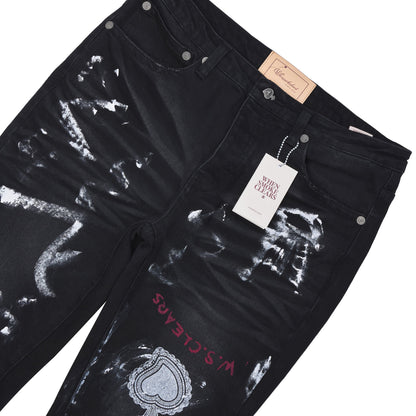 Painted Denim | Black