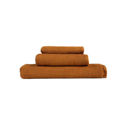 Waffle Bath Towel 3-Set
