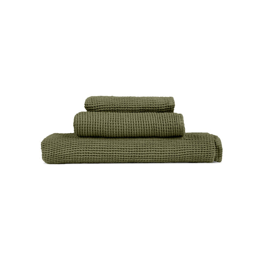 Waffle Bath Towel 3-Set
