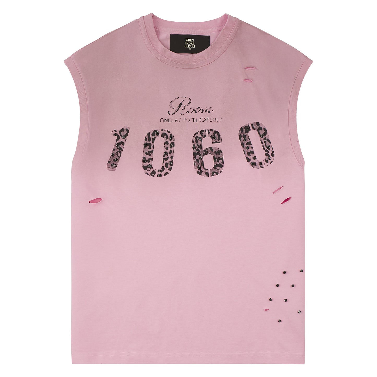 Room 1060 Sleeveless Tee | Wash Pink