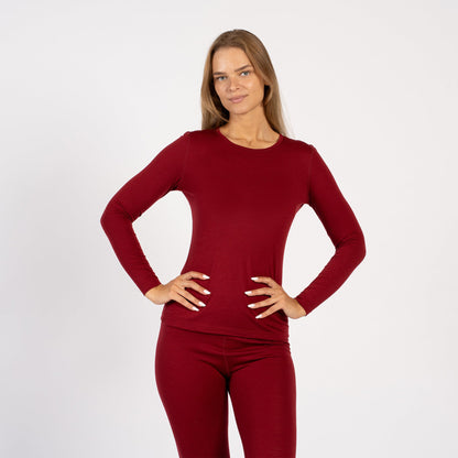 Women's Thermal Base Layer Top for Skiing