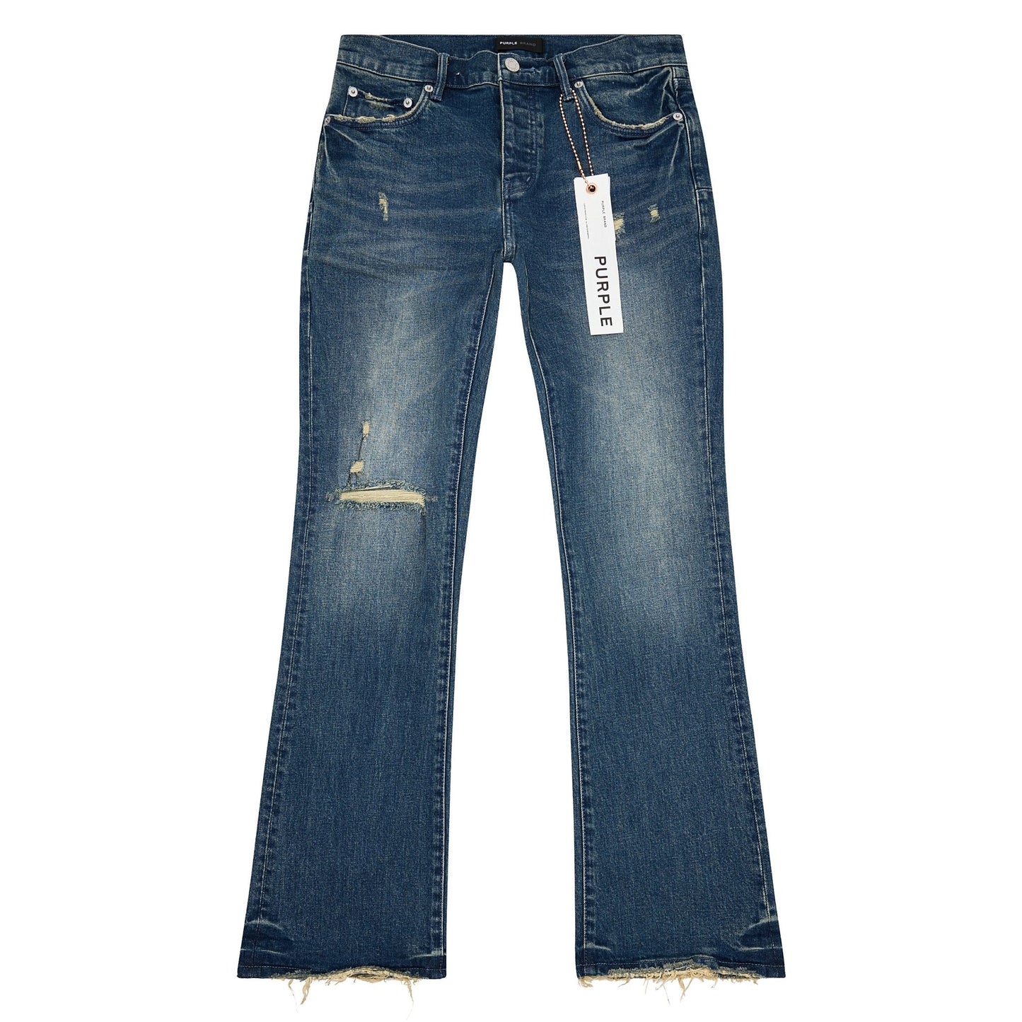 Alloy Distressed Flared Denim