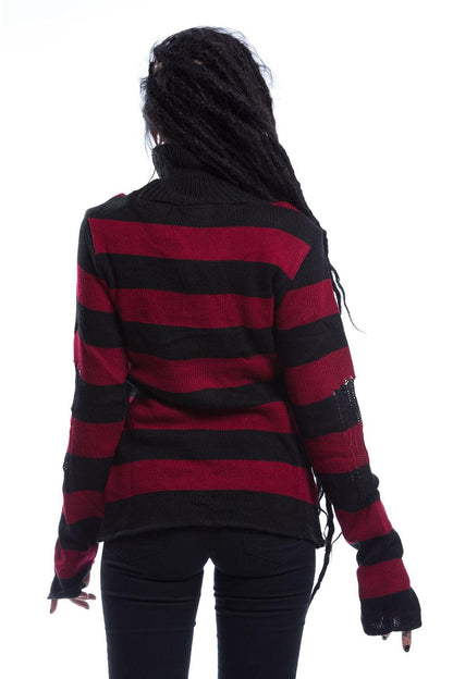 Annabella Top [Black/Red]