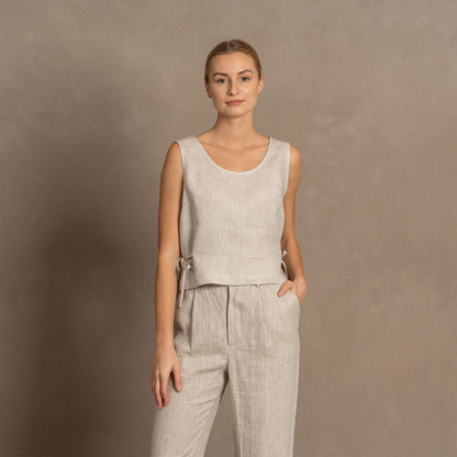 Crop Top with Side Ribbons Audrey