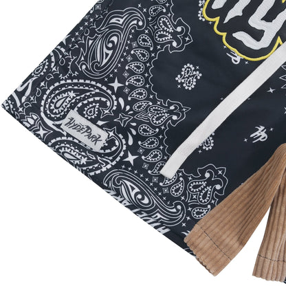 Bandana Mash Up Short | Black