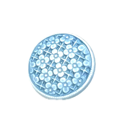 Blue Small Flowers-18mm