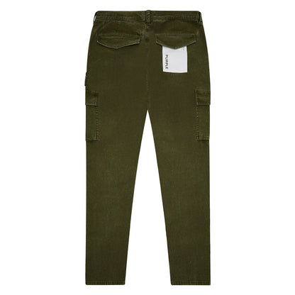 Brushed Twill Cargo Pant | Green