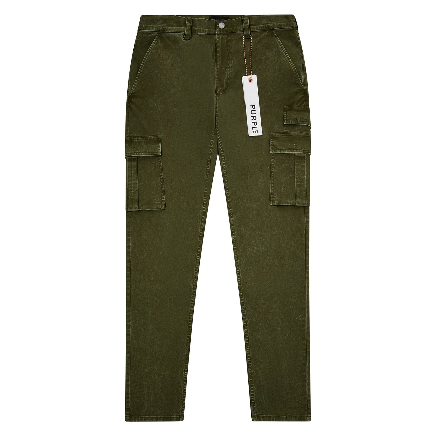 Brushed Twill Cargo Pant | Green
