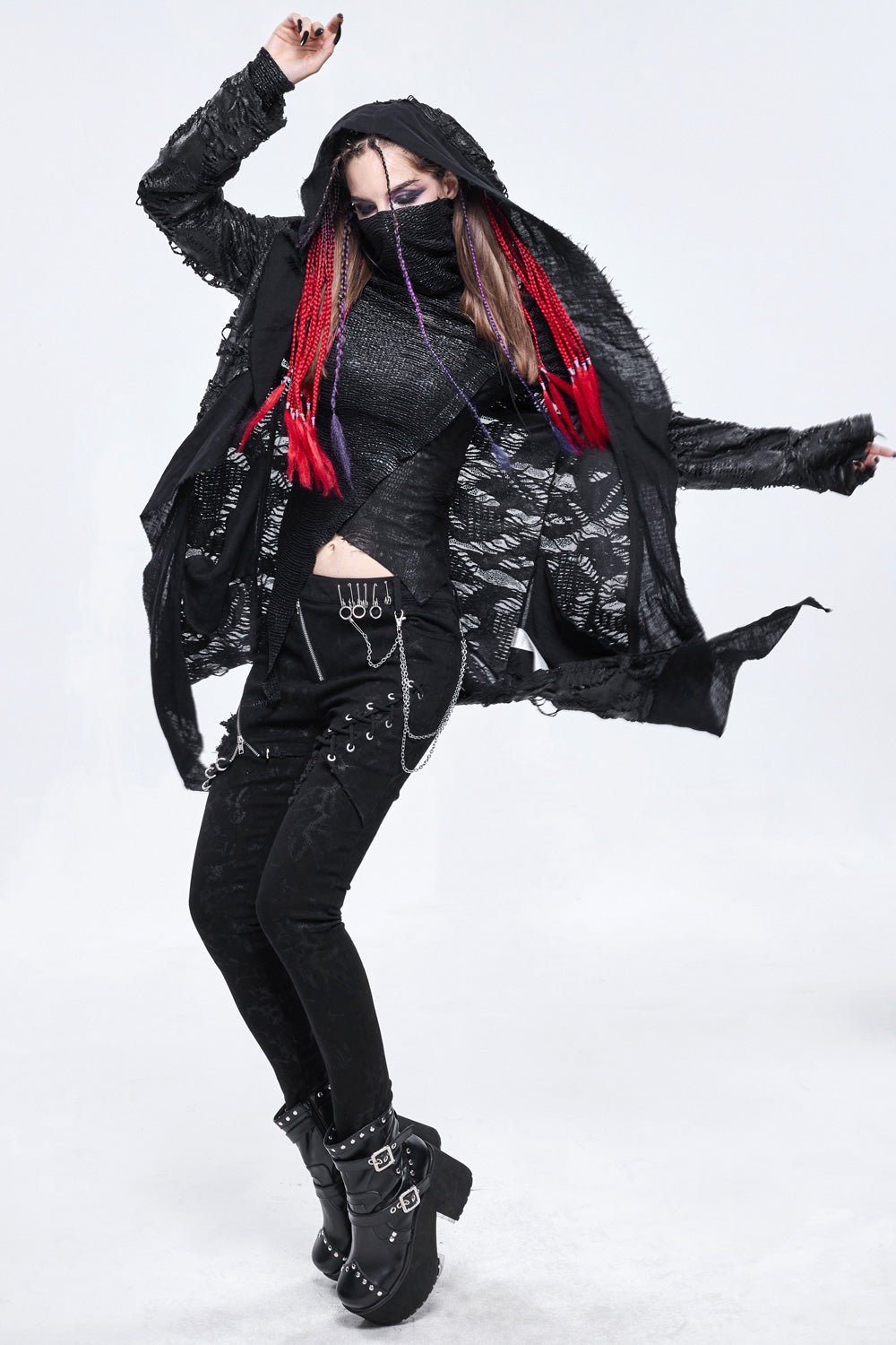 Buried Bones Distressed Cardigan