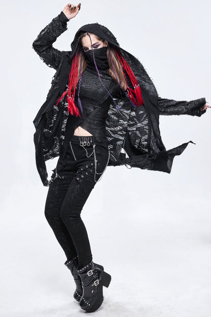 Buried Bones Distressed Cardigan