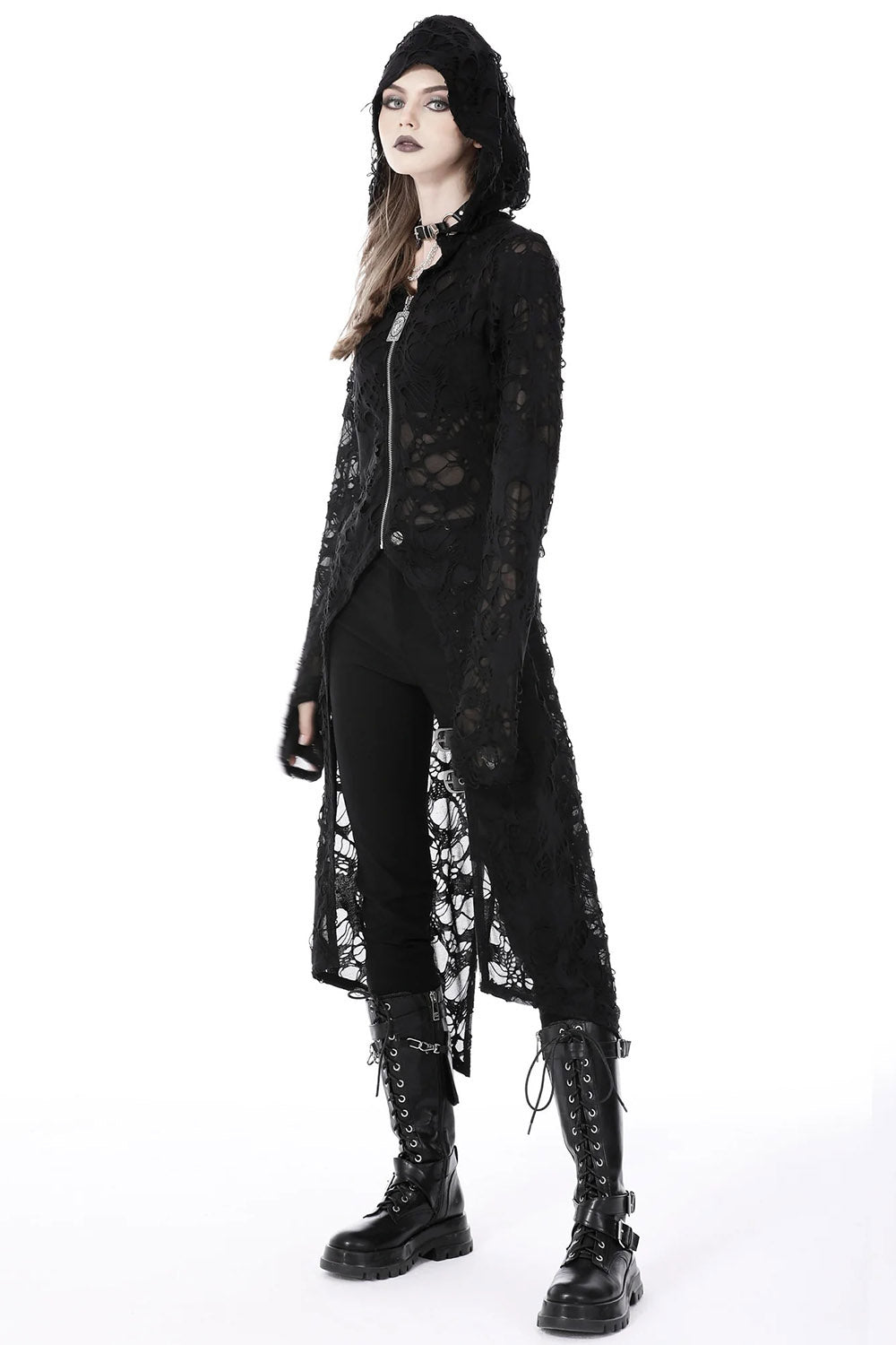 Burning Witch Tattered Cardigan