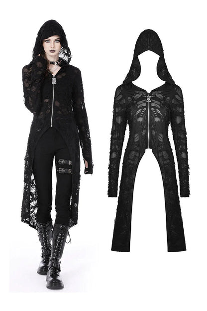 Burning Witch Tattered Cardigan