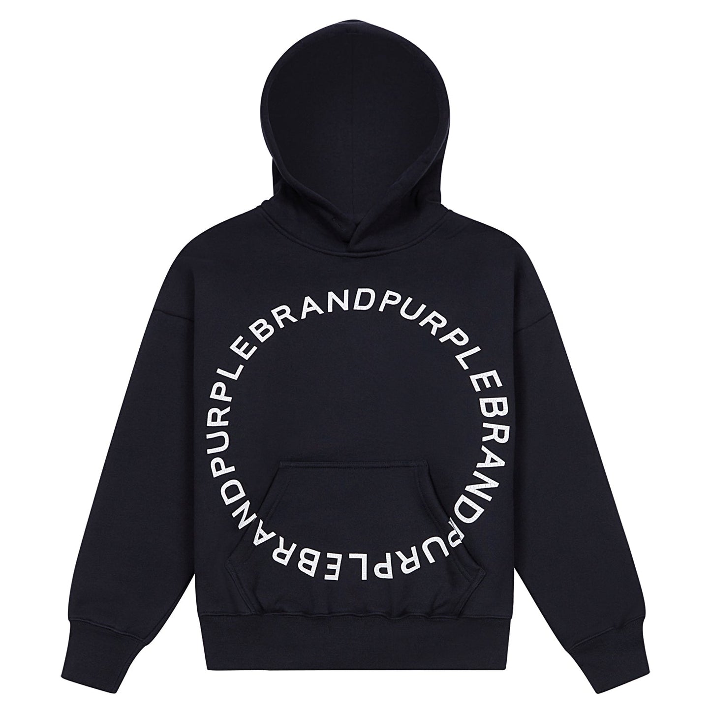 Circle Wordmark Hoodie | Black
