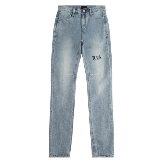 Clayton Light Wash Faded Denim