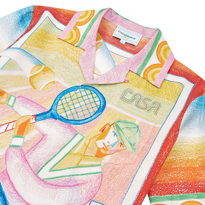 Crayon Tennis Player Shirt