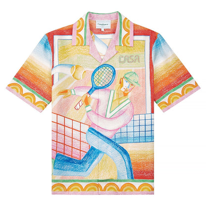 Crayon Tennis Player Shirt
