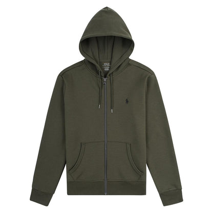 Double-Knit Full Zip Tech Hoodie | Company Olive